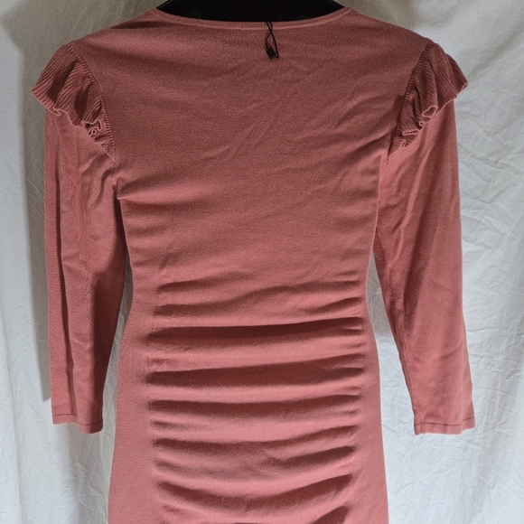 Adorable Express Rose Pink Winter Dres NWOT - Picture 9 of 11